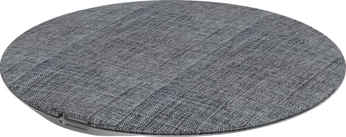 Laddplatta Qi, trådlös, 15 W - LADDPLATTA QI TRÅDLÖS 15 W SILVER/GRÅ SMARTLINE