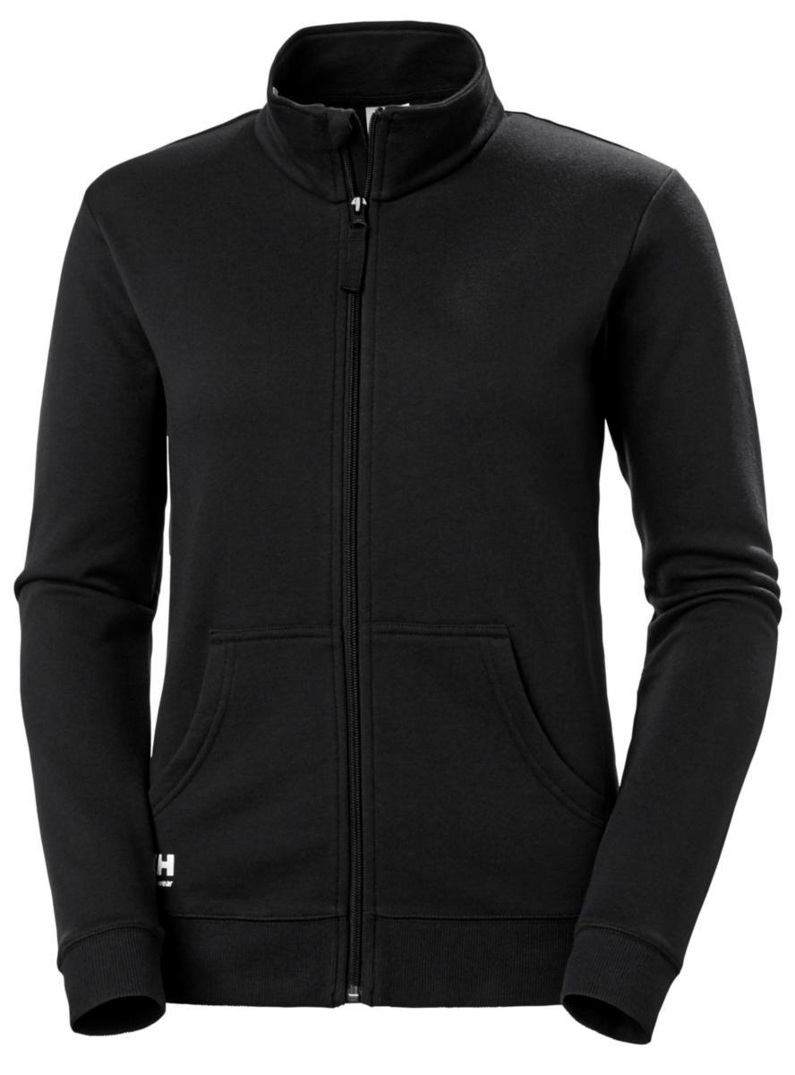 Sweatshirtjacka Helly Hansen Manchester 79213 dam - TRÖJA DAM MANCHESTER ZIP SVART S HELLY HANSEN 79213-990-S