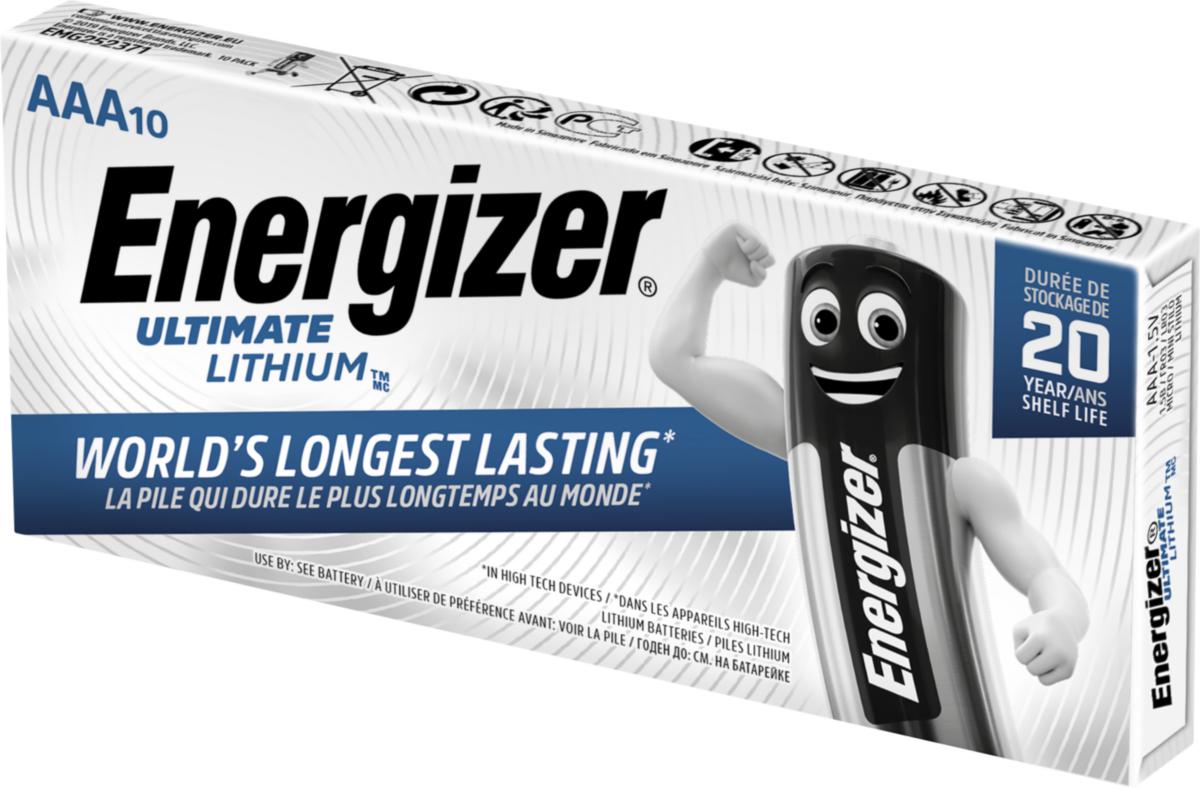 Batteri ULTIMATE LITHIUM 10-pack - BATTERI LITHIUM AAA B2B DP10
