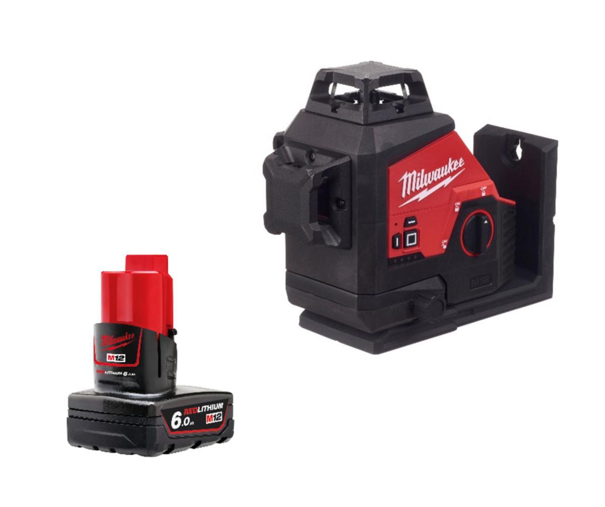Laserkit Milwaukee M12 3PL-601C - LASERKIT M12 3PL-601C MILWAUKEE 4933498861