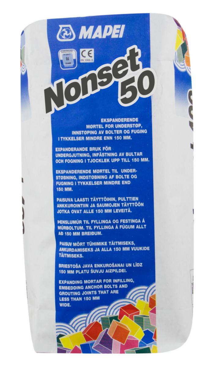 Expanderbruk Nonset 50 25kg - BULTSÄTTNINGSBRUK NONSET 50 MAPEI 25 KG