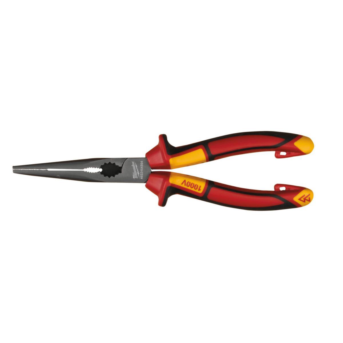 Spetstång Milwaukee 1000V - SPETSTÅNG VDE 205MM MILWAUKEE 4932464564