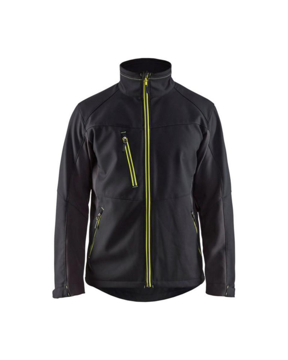 Softshelljacka Blåkläder 4950-2516 - SOFTSHELL JACKA SV/GUL XXL 49502516 BLÅKL 495025169933XXL
