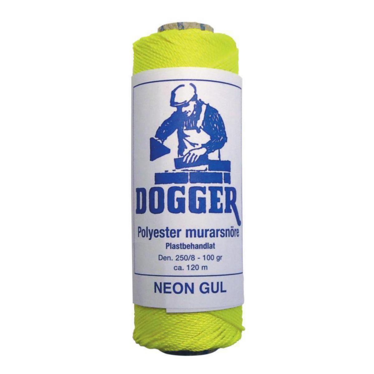 Murarsnöre Dogger - MURARSNÖRE NEONGUL 120M DOGGER 250/8 1002508NG