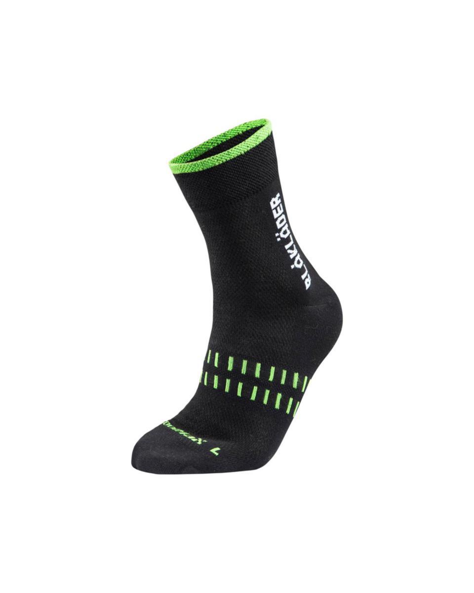 Strumpa Blåkläder 2190-1093 - SOCKA DRY 2-PACK SVART/NEONGRÖ BLÅKLÄDER 21901093996445-48