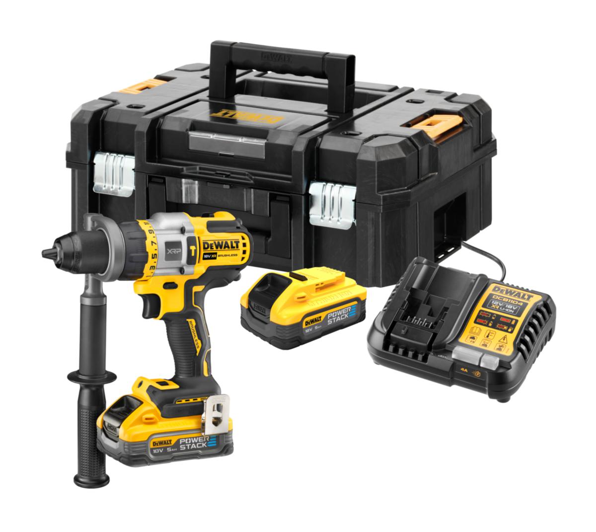 Slagborrmaskin DEWALT DCD999H2T - SLAGBORRMASKIN 18V 2X5AH TSTAK DEWALT DCD999H2T-QW
