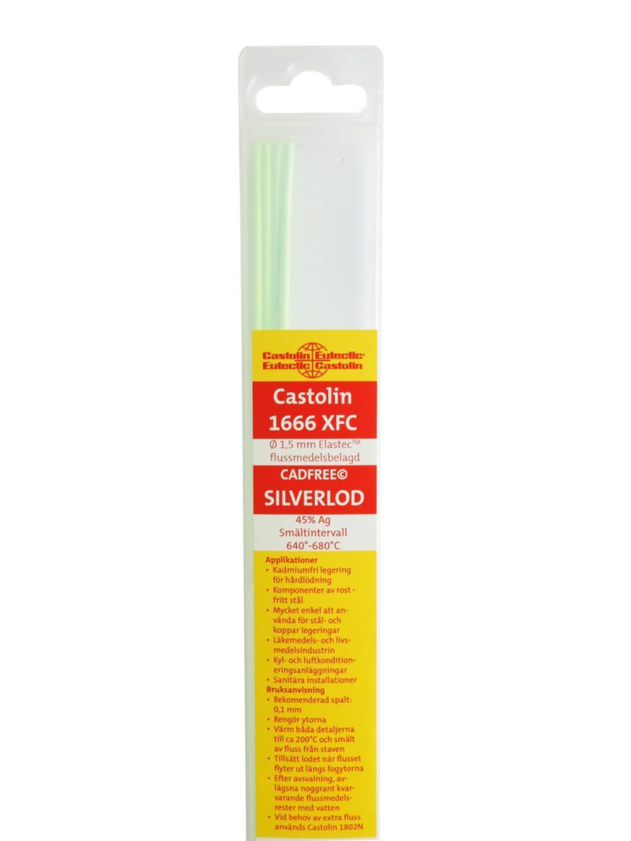 Silverlod Castolin 1666 XFC - SILVERLOD CASTOLIN GREENROD 1666 XFC 1.5 MM 4ST/FP