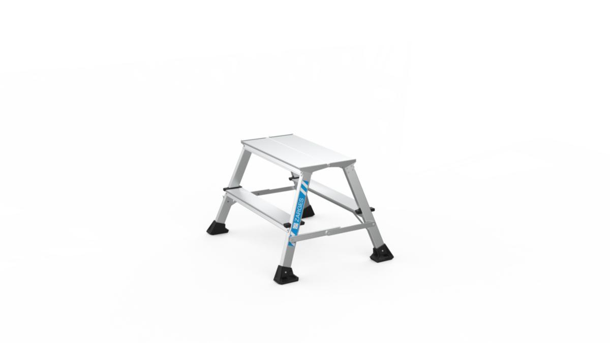 Arbetsbock Zarges XLstep P bred - ARBETSBOCK ZARGES XLSTEP P BRED PLFH 0,49M 2X2 STEG