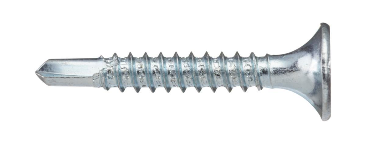 Rakbandad gipsskruv Stål 2mm VSB - BAND GIPSSKR.25 1-LAG STÅL FZB BSP 2MM.10XLÅD VSB RB5025