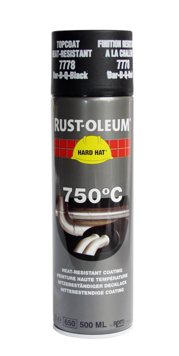 Sprayfärg Rust-Oleum Hard Hat Värmebeständig - SPRAYFÄRG RUST-OLEUM HARD HAT SVART 500 ML UN1950