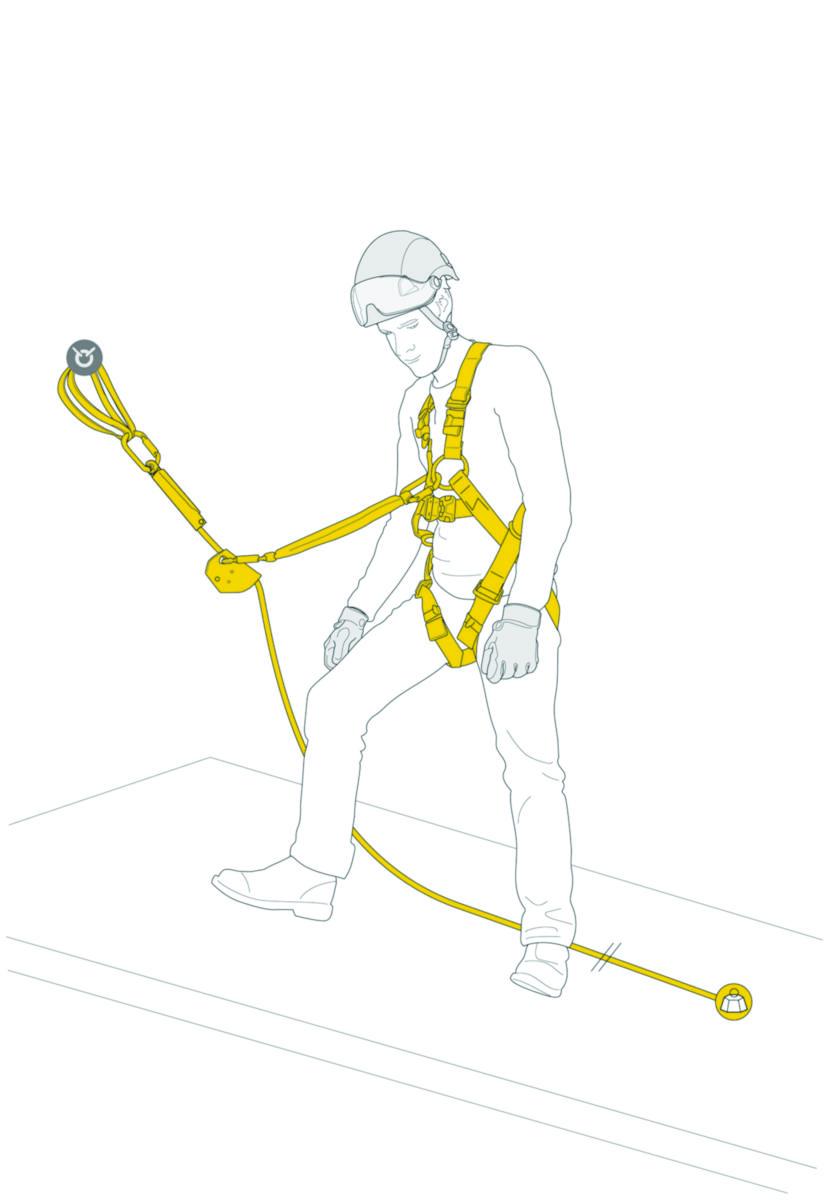 Fallskyddspaket Petzl Tak Kit - FALLSKYDDSPAKET PETZL TAK KIT 20 M MED NEWTON STL 2