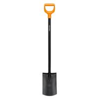 Spade Fiskars Solid metall halvrund