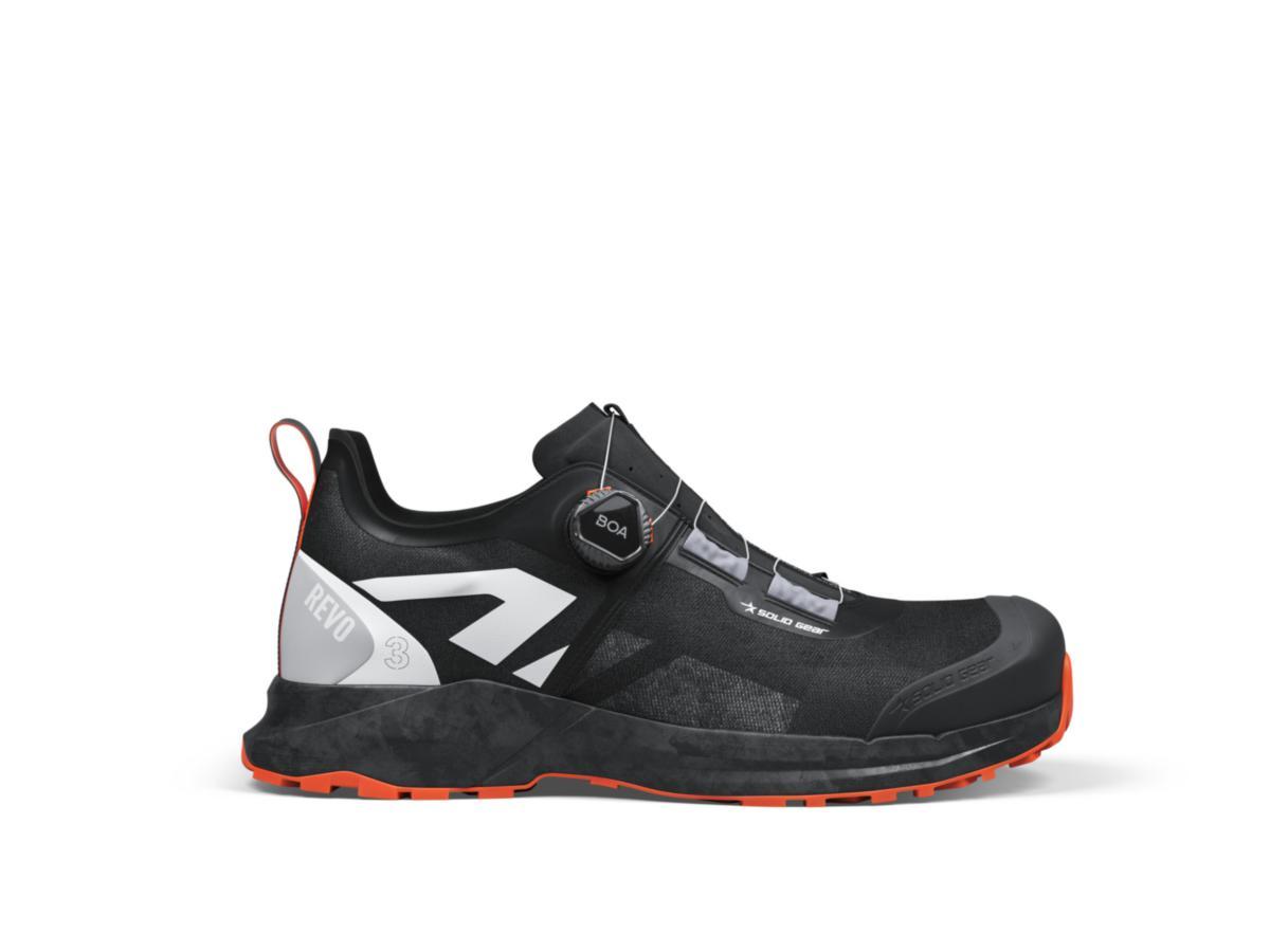 Skyddssko Solid Gear Revo 3 Air Low - SKYDDSSKO REVO 3 AIR SV/OR 35 SOLID GEAR SG78001047035
