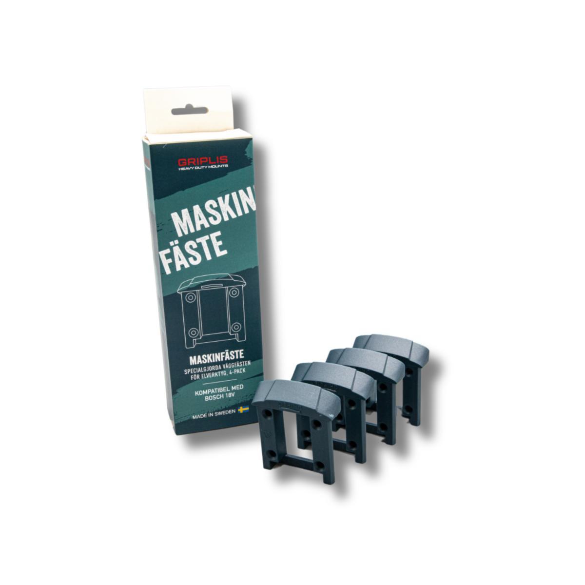 Maskinfäste GRIPLIS - MASKINFÄSTE GRIPLIS BOSCH 18V 4-PACK BLÅ