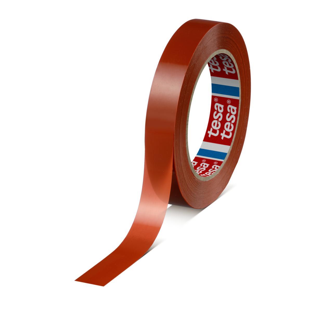 Bandningstejp Tesa 4287 - BANDNINGSTEJP 4287 RÖDBRUN 66MX19MM