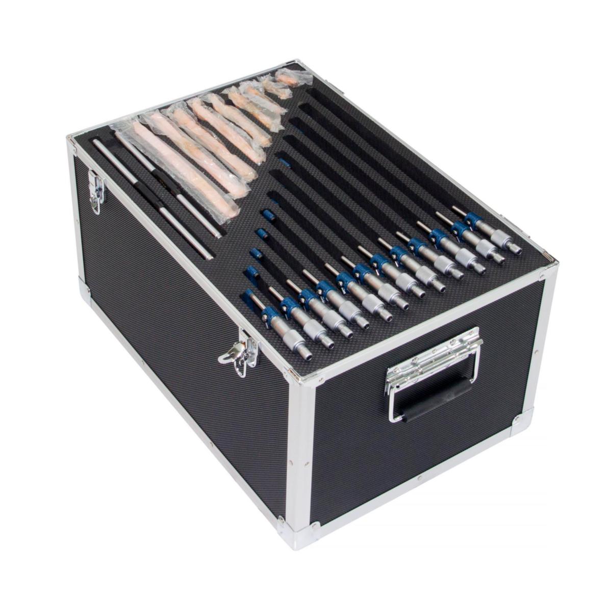 Mikrometerset Dasqua utvändig 12 delar - MIKROMETER DASQUA SET, 12 DELAR, UTV.