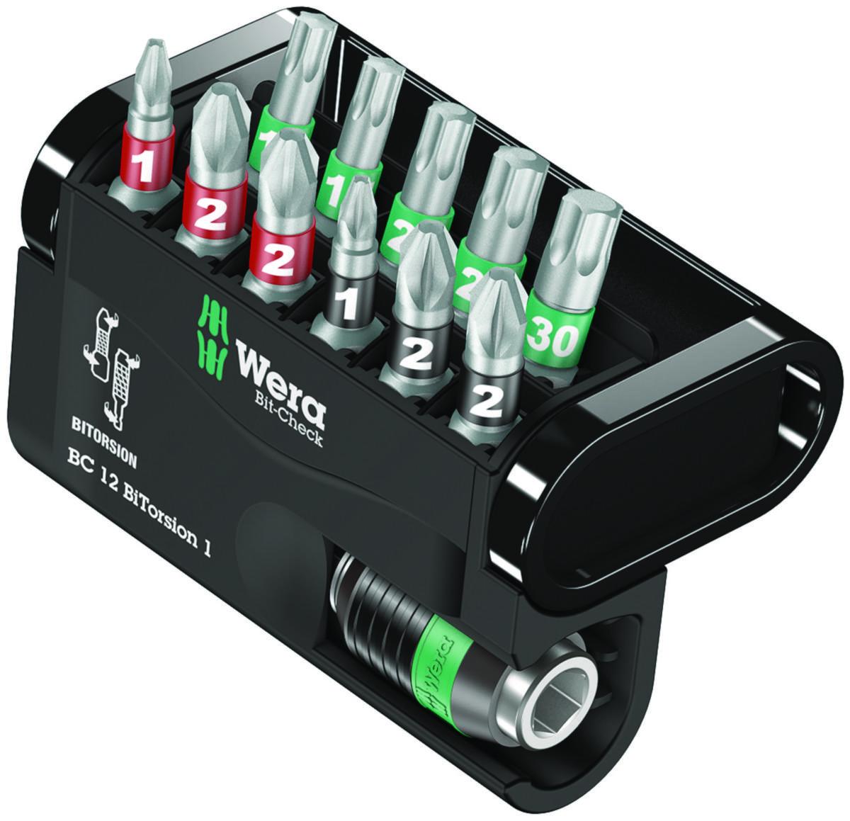Bitskassett Wera Bit-Check 12 Bitorsion 1 - BITSKASSETT WERA BIT-CHECK 12 BITORSION 1 11 BITS+HÅLLARE