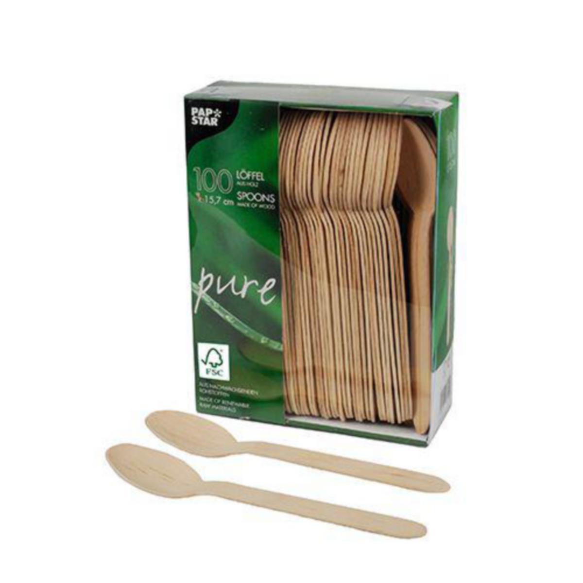 Engångsbestick Trä PURE - RÖRPINNE TRÄ FSC 17.8CMX5MM 1000/FRP PURE