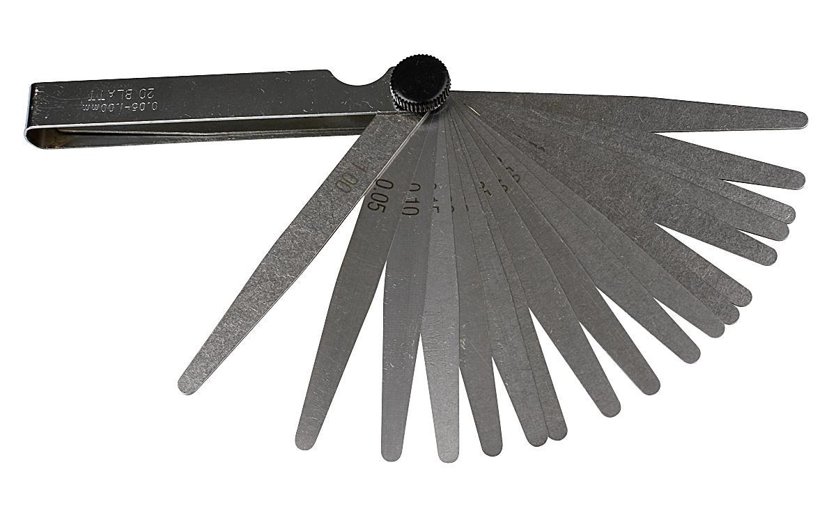 Bladmått PELA 0,05-1 mm 20 blad - BLADMÅTT 0,05-1 MM, 20 BLAD PELA