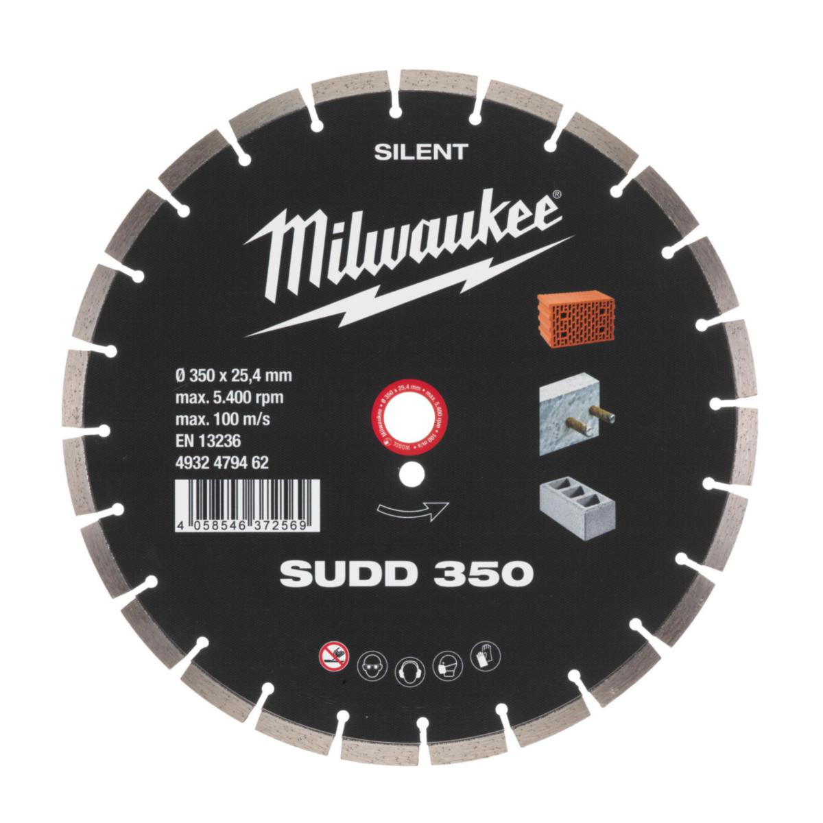 Diamantskiva Milwaukee SUDD 350 - DIAMANTSKIVA SUDD SILENT 350MM MILWAUKEE 4932479462
