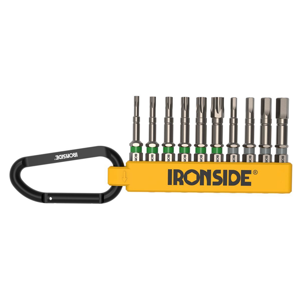 Bitsbälteshållare Ironside Torx/Insex - BITSBÄLTESHÅLLARE IRONSIDE 50MM BITS TX/HEX 10ST 203367