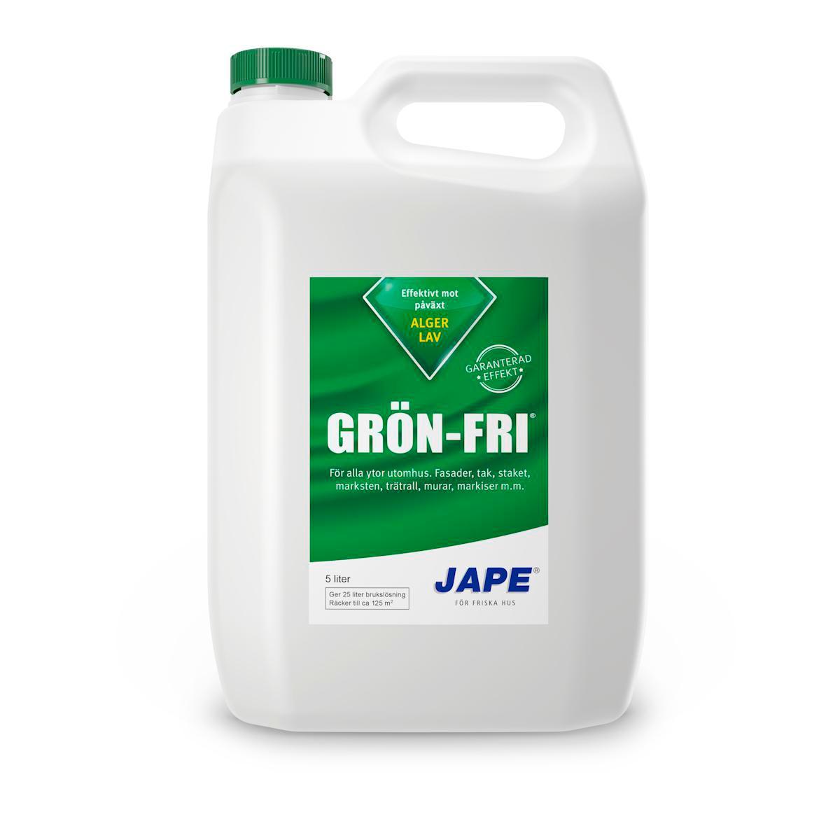 Rengöringsmedel Grön-Fri - GRÖN-FRI 5L JAPE 13024