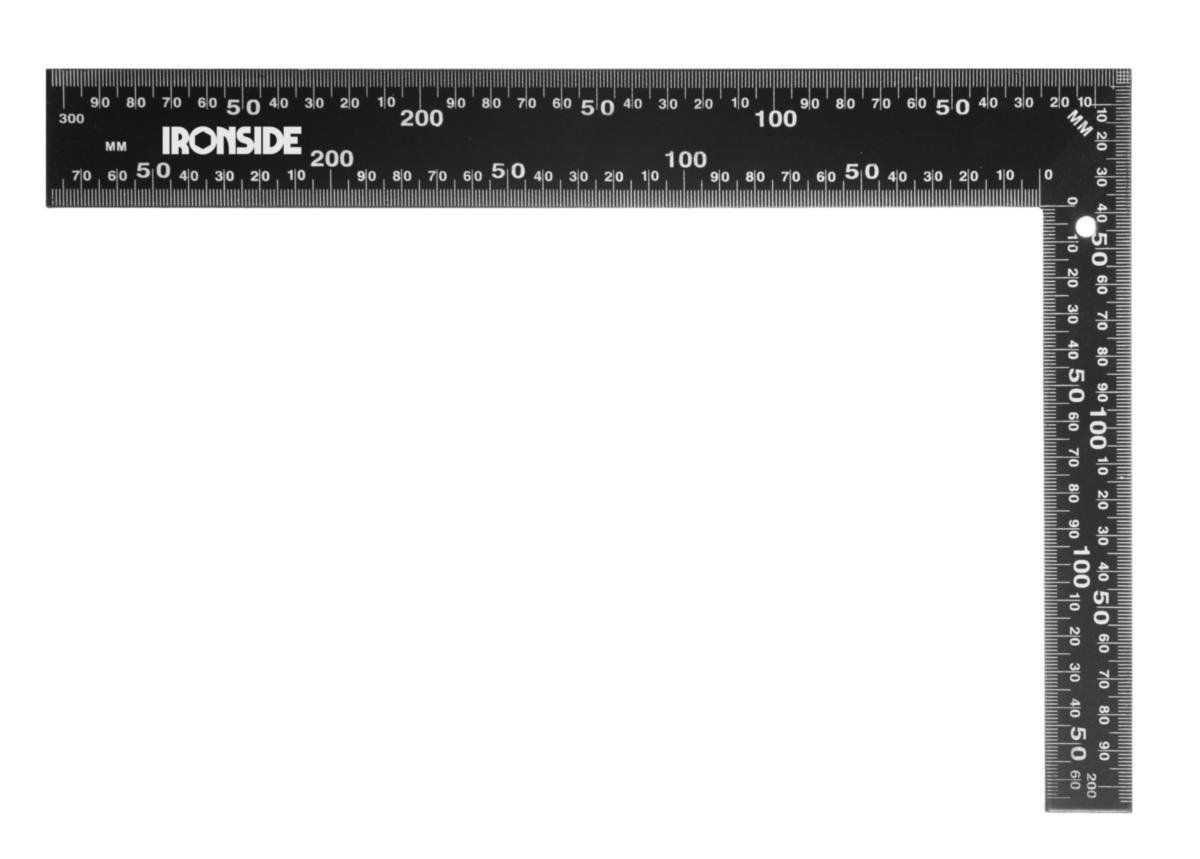 Vinkel Ironside - VINKEL STÅL IRONSIDE SVART 300MM 102548