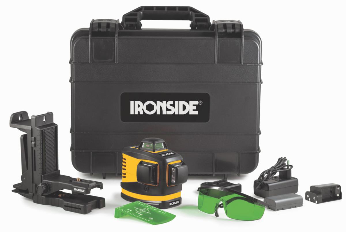 Linjelaser Ironside - LINJELASER 360° GRÖN IRONSIDE 102494