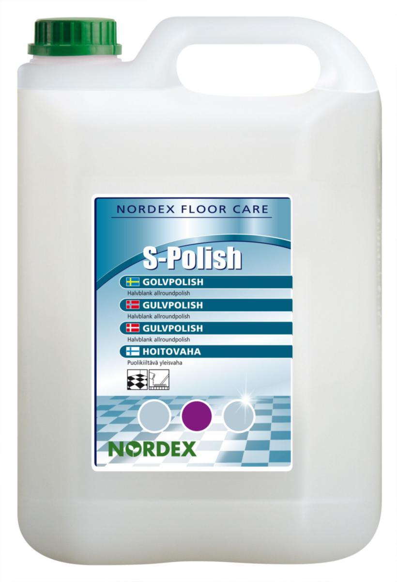 Golvpolish Nordex S-Polish - GOLVPOLISH NORDEX S-POLISH 5L SIDENMATT SVANEN