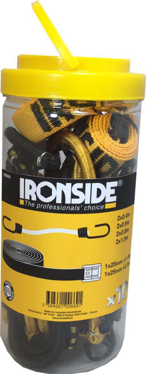 Spännbandset Ironside - SPÄNNREMSET IRONSIDE 100669 2XSPÄNNREM. 8XBAGAGESTROPP
