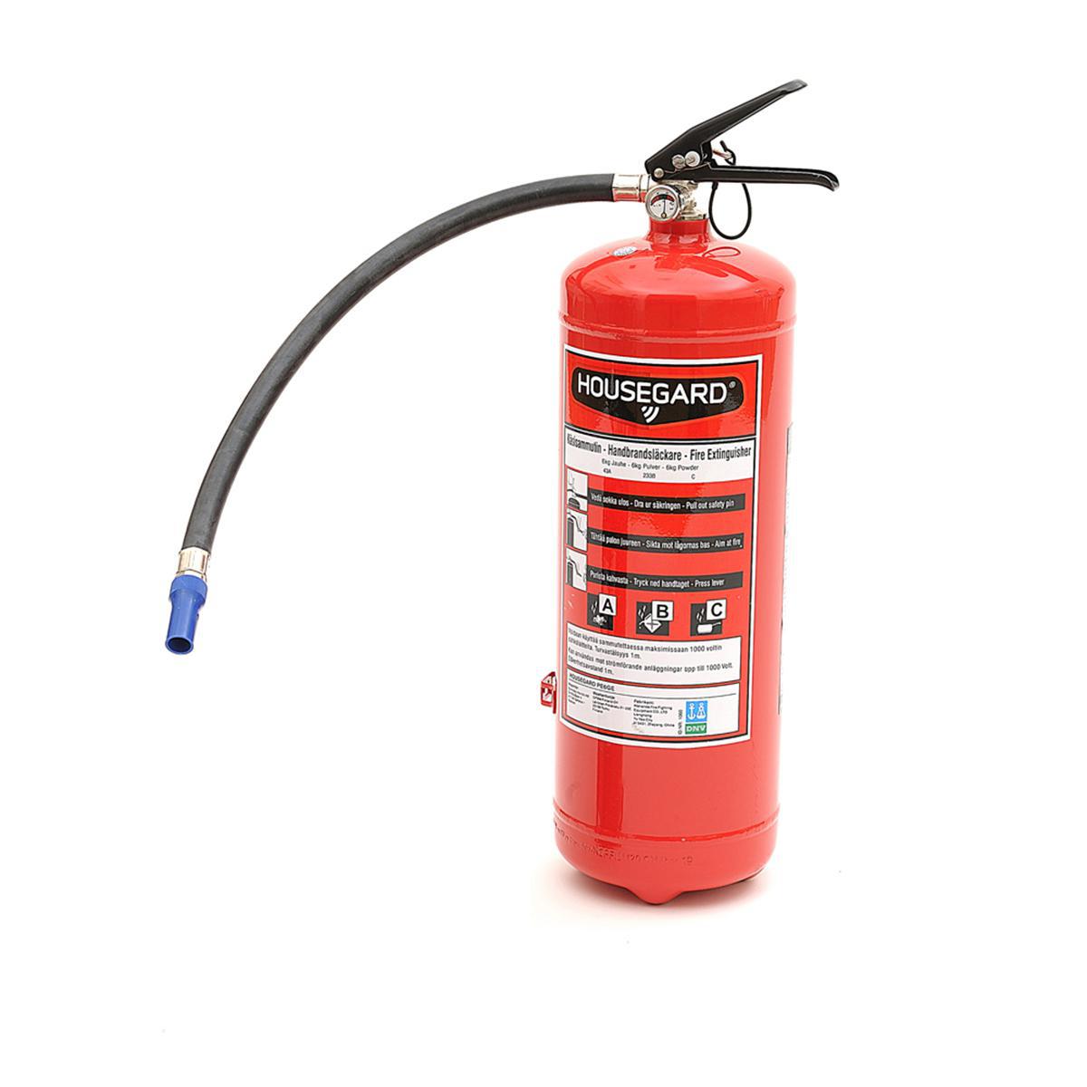 Pulversläckare Housegard 55A - PULVERSLÄCKARE 6 KG 55A HOUSEGARD PE6HR-A SE/FI