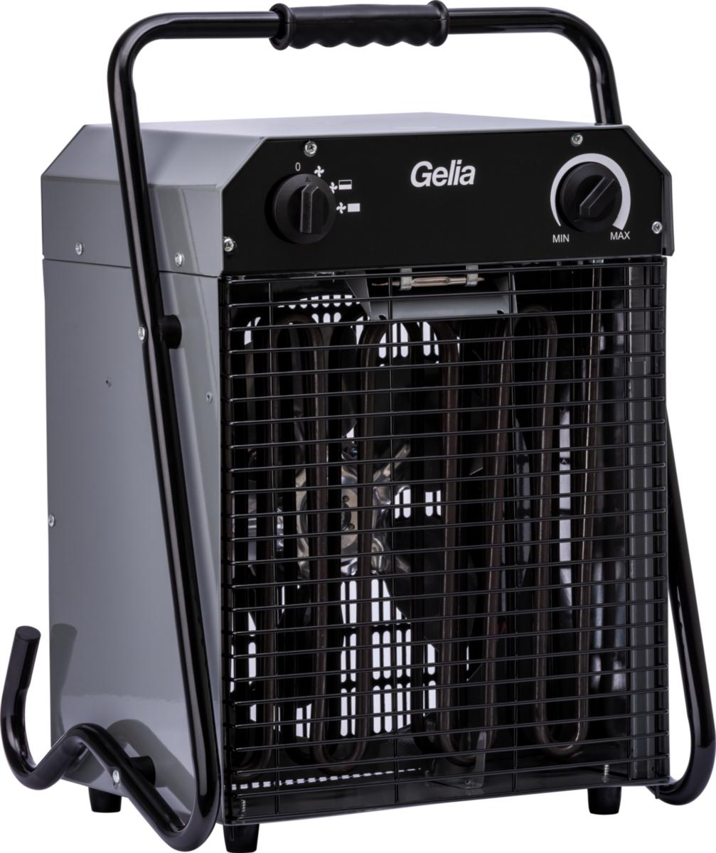 Värmefläkt, 9 kW, Gelia - VÄRMEFLÄKT BYGG 9KW 400V IP44 GELIA 4090914001