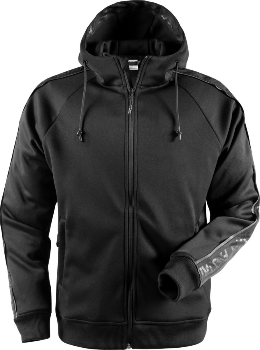 Sweatshirtjacka Fristads 7464 SSL - HOODIES 7464 SSL SV 2XL FRISTADS 131139-940 2XL