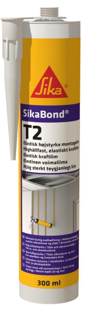 Konstruktionslim Sikabond T2 - KRAFTLIM SIKABOND-T2 I-CURE VIT 300ML SIKA