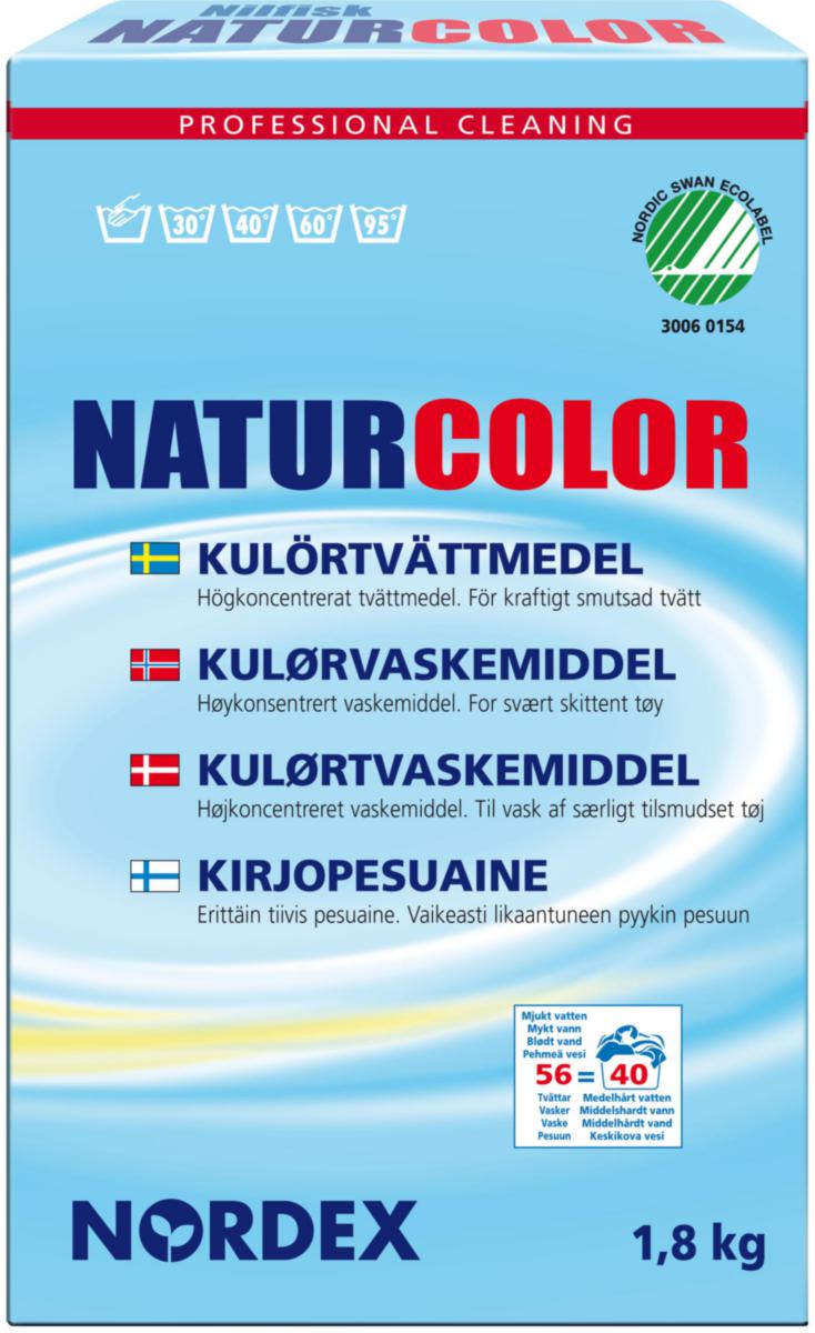 Tvättmedel Nordex Natur Color - TVÄTTMEDEL CLARA NATUR COLOR KULÖRTVÄTT 8KG
