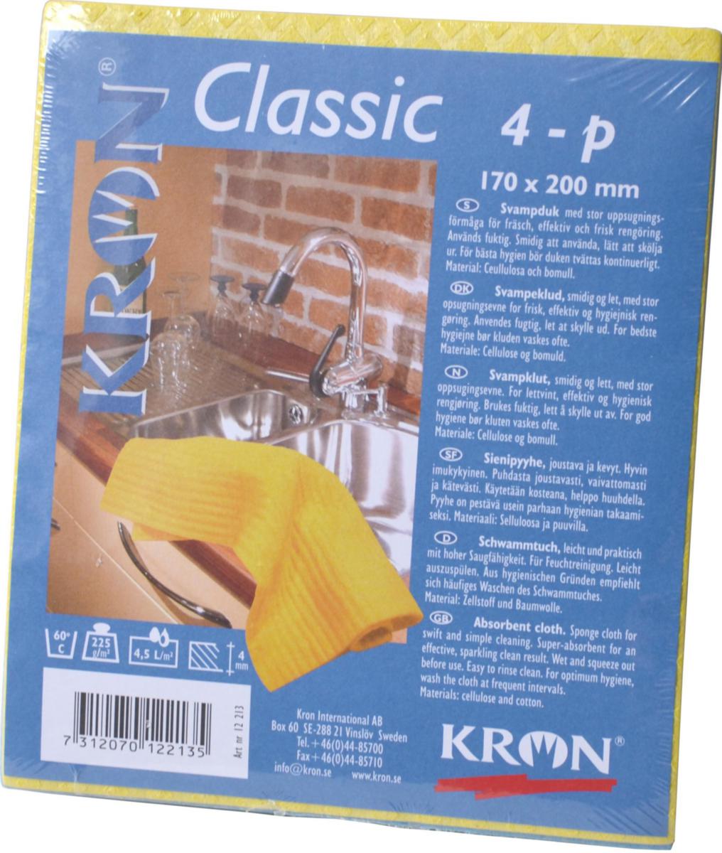 Svampduk Classic - SVAMPDUK  170 X 200 CLASSIC RÖD/BLÅ/GUL 4-PACK