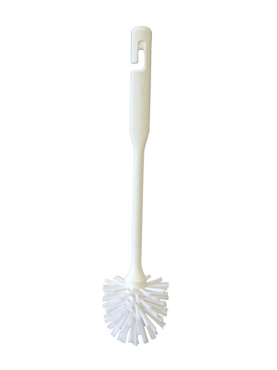 WC-borste - WC-BORSTE RUND 1-P VIT LÄNGD 40 CM. TÅL 95 GRADER