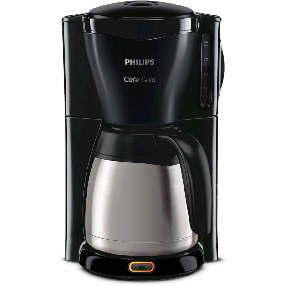 Kaffebryggare, 1.2 l, Café Gaia - TERMOSBRYGGARE PHILIPS SVART HD7544/20