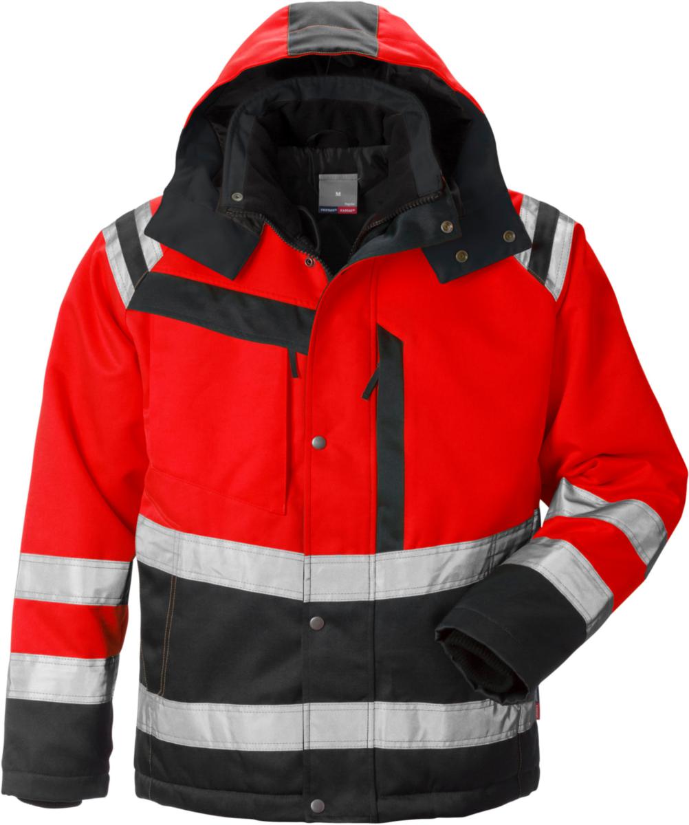 Vinterjacka Fristads 4043 PP - JACKA FODRAD 4043 RÖD/SV 3XL FRISTADS 119630-396 3XL