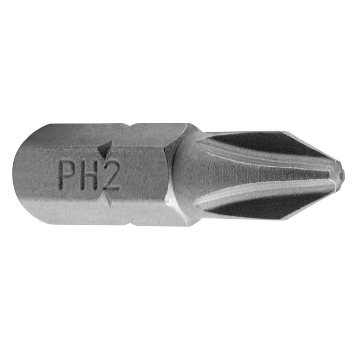 Bits Ironside för Phillips krysspår - BITS PH1 X 25MM 10/FRP IRONSIDE 244154