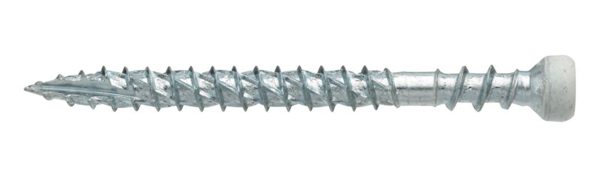 List-/Sockelskruv Trä FIXX - LIST-/SOCKELSKRUV TRÄ FIXX 3.5X57 VIT TX-10 1200/LÅDA
