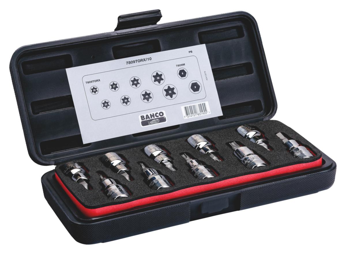Bitshylssats Bahco 7809TORX/10 - HYLSSATS TORX 1/2 7809TORX/10 BAHCO