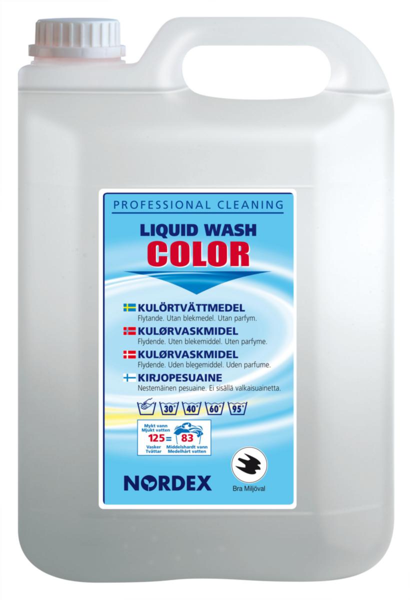 Tvättmedel Nordex Liquid Wash Color - TVÄTTMEDEL LIQUID WASH COLOR FLYT 5 L BRA MILJÖVAL
