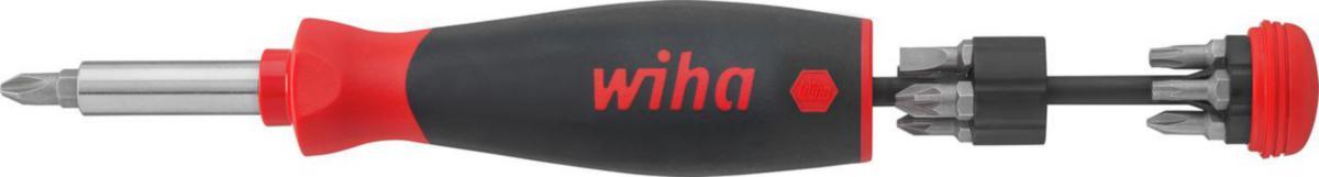 Bitsskruvmejsel Wiha Pocketmax - BITSSKRUVMEJSEL WIHA POCKETMAX INCL. 8 MAGNETIC 1/4" BITS