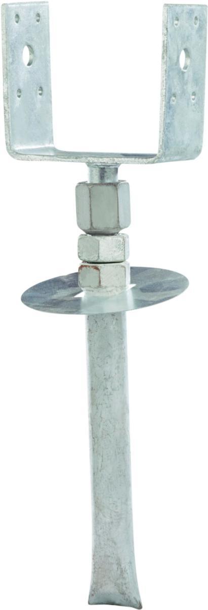 Stolpsko Justerbar Hero - STOLPHÅLLARE HERO JUSTER MODUL MED 100MM U-GAFFEL