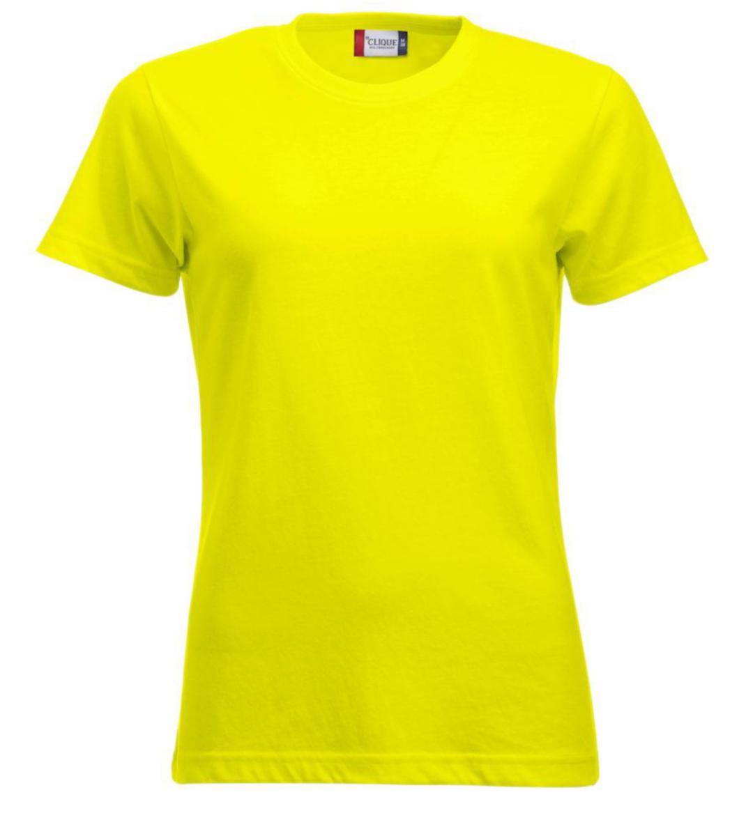 T-shirt Clique 029361 Classic Visibility Dam - NEW CLASSIC-T DAM GUL S CLIQUE 029361-11-4