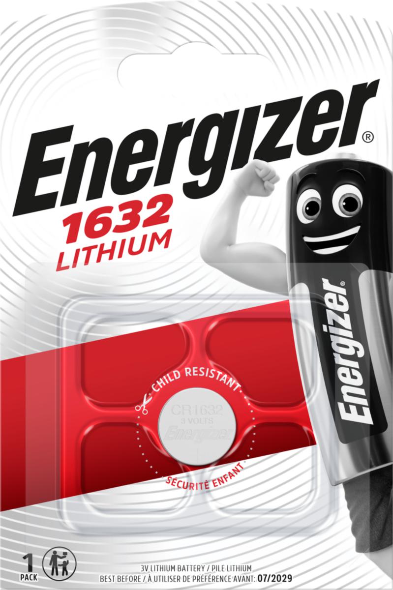 Knappcellsbatteri, Lithium - BATTERI LITHIUM CR1632 BP1