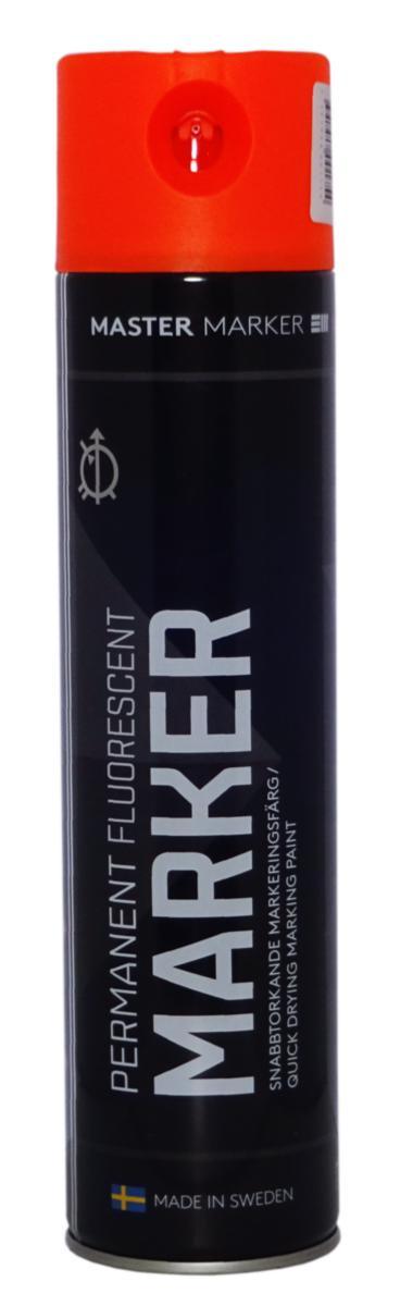 Märkfärg Master Marker fluorescerande - MÄRKFÄRG MASTER MARKÖR FLUO ORANGE 600ML. UN1950.