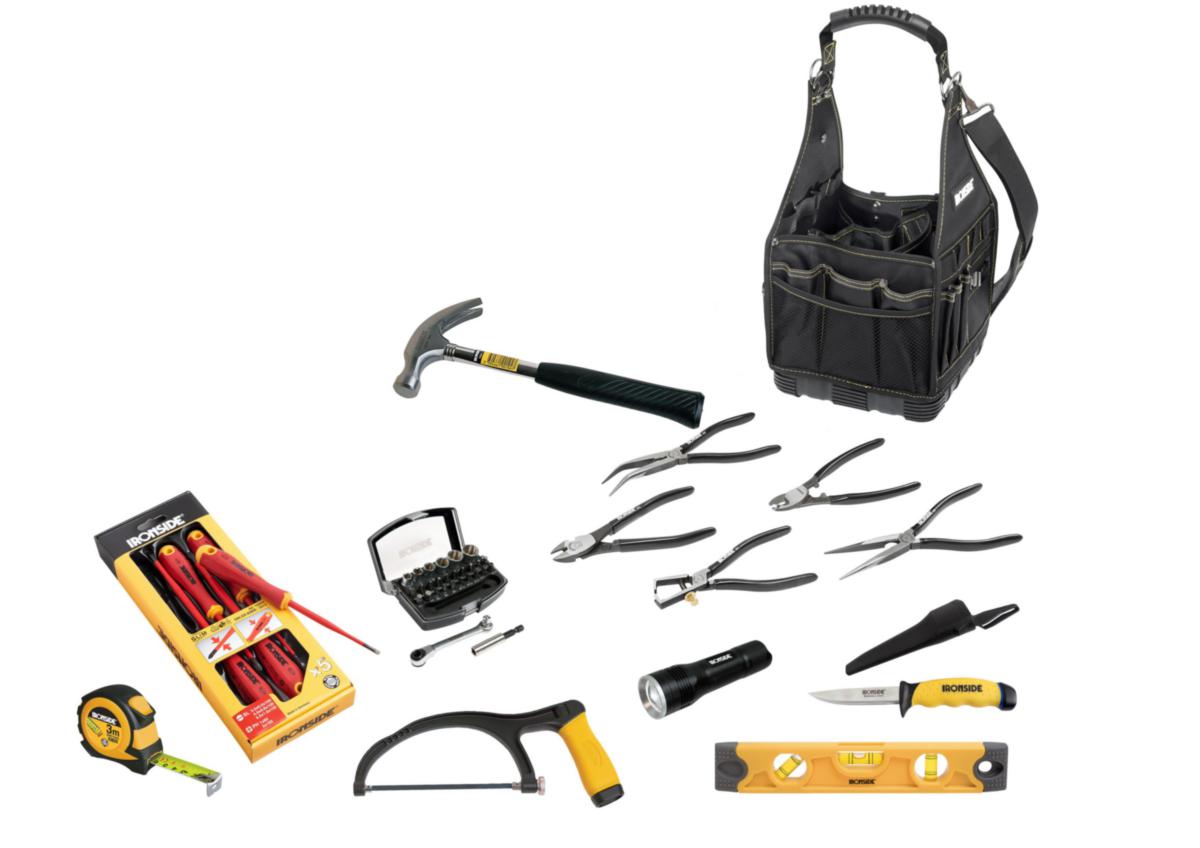 Verktygssats Ironside, Elektriker 1 - VERKTYGSSATS IRONSIDE ELEKTRIKER KIT 1