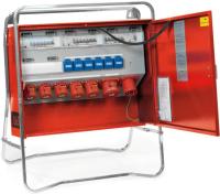Uttagscentral 63A med golvstativ